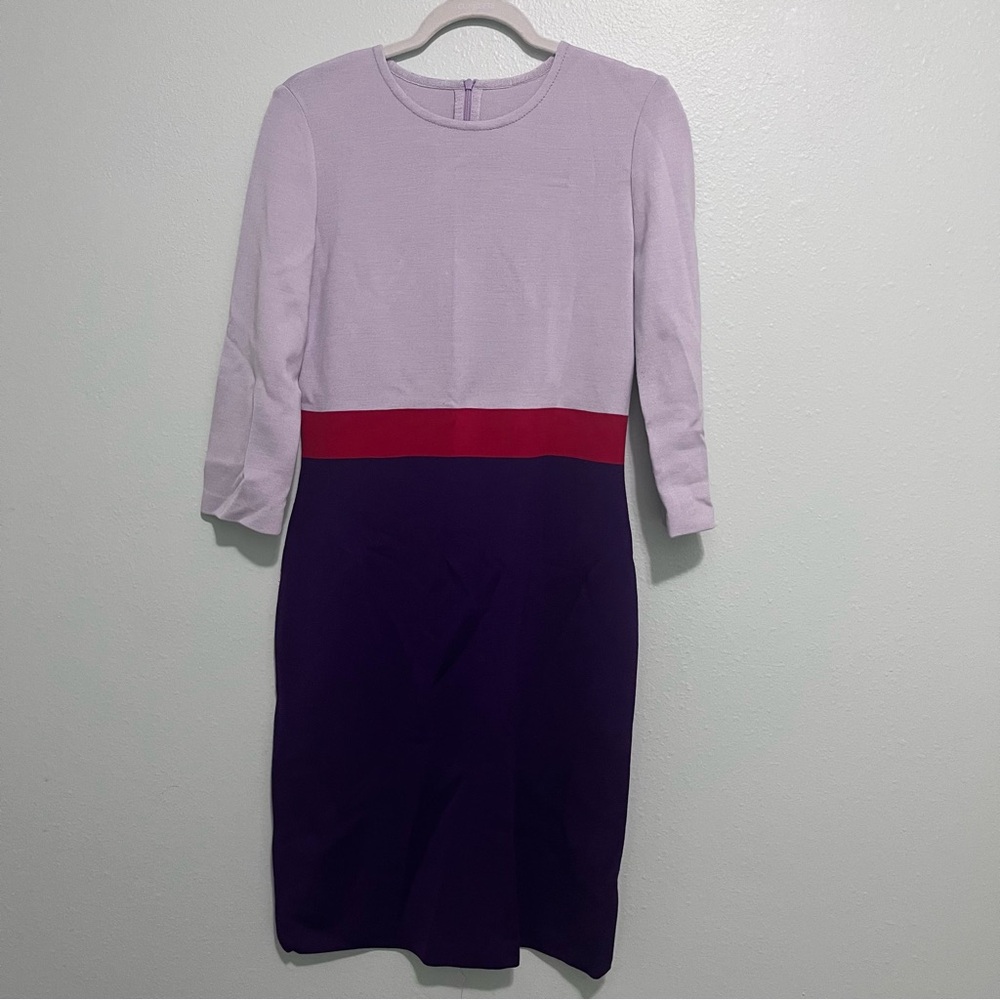 St. John Classic dress color blocked size 6